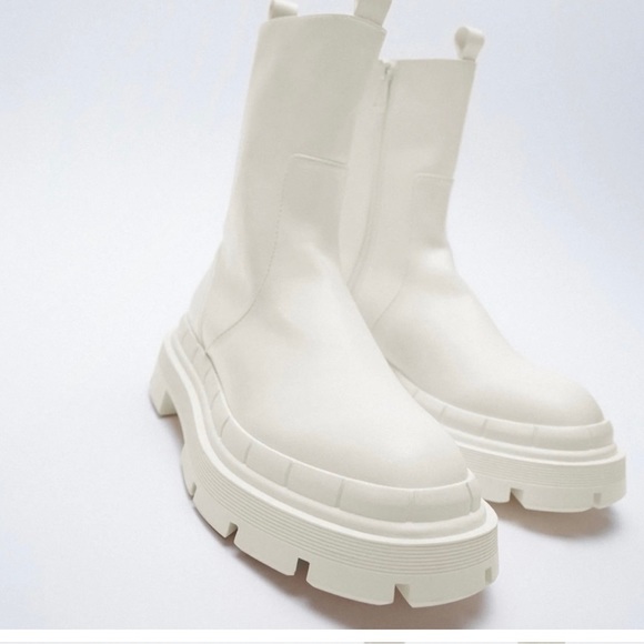 Zara lug sole boots - Picture 4 of 5